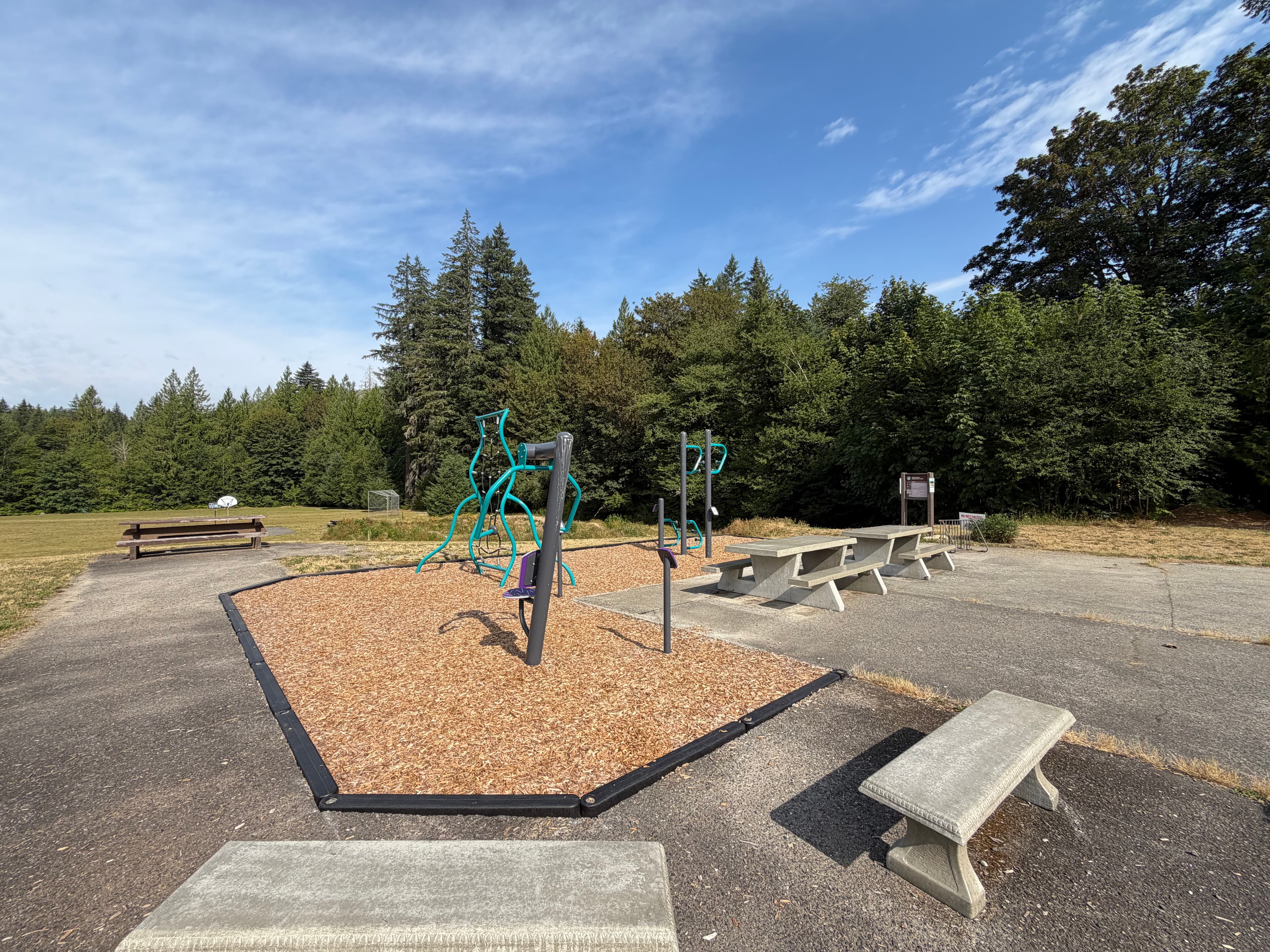 Fitness equipment at Maple Falls Community Park